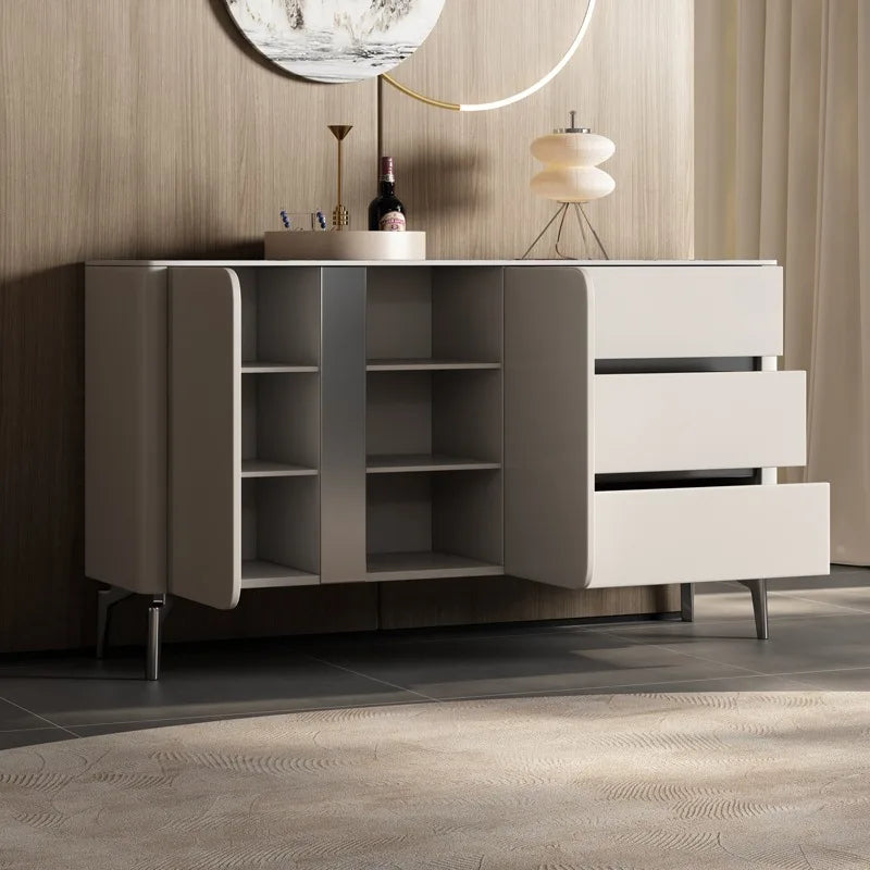Premium Minimalist Display Cabinet – Light Luxury Living Room Storage