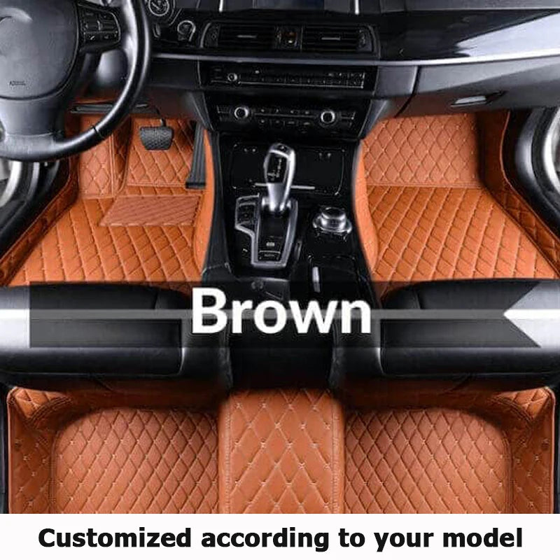 Custom Leather Car Floor Mats for Hyundai HB20 – Full Interior Protection
