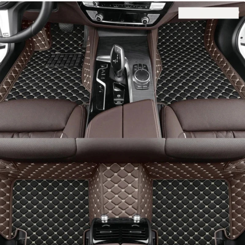 Custom Luxury Leather Car Floor Mats for Honda Civic 8th Gen 2006-2008 – Full Coverage
