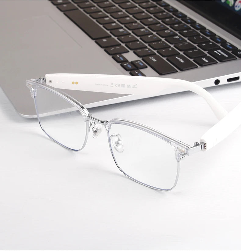 GS13 AI Smart Glasses Color-Changing Lenses Bluetooth Calling Outdoor Sports Photography Music Blue-Light Smart Sunglasses