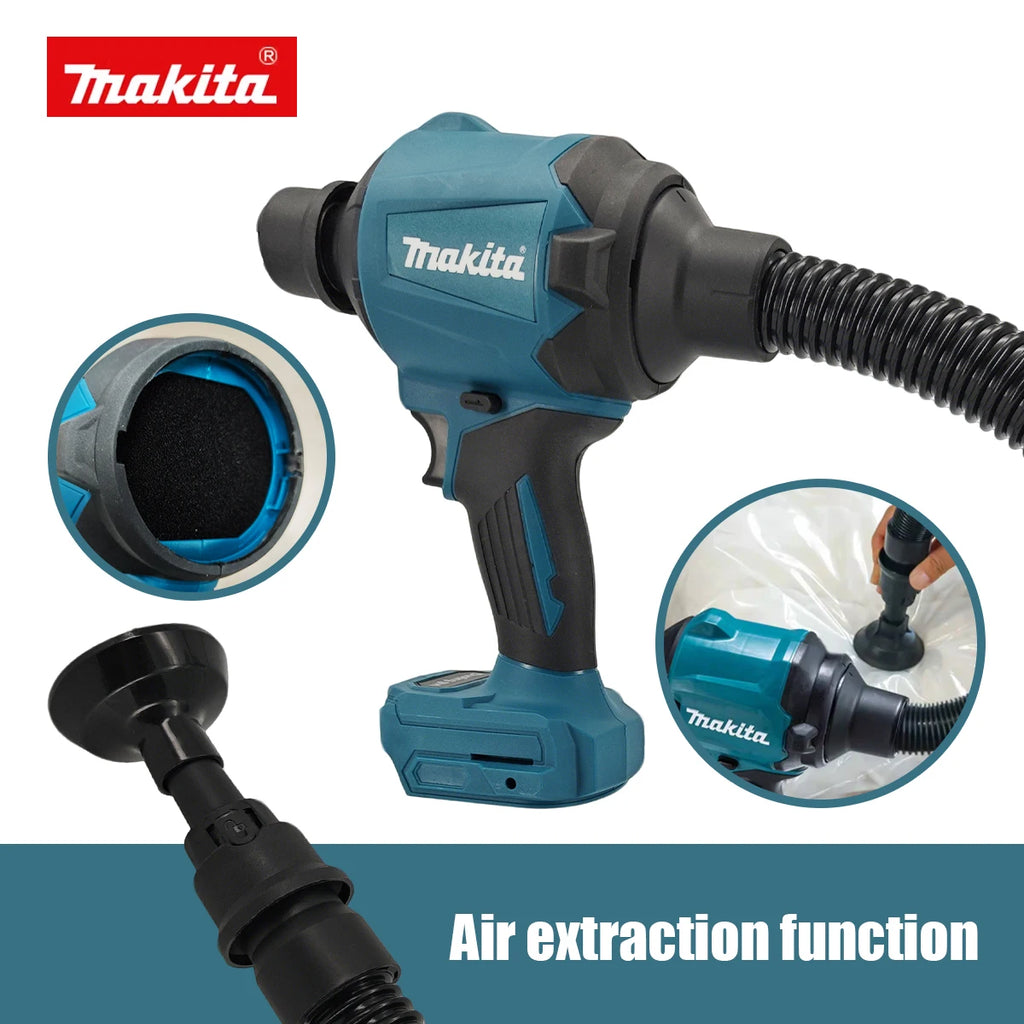 Makita DAS180 Cordless Air Blower 18V — Brushless Dust Removal Gun (Tool Only)