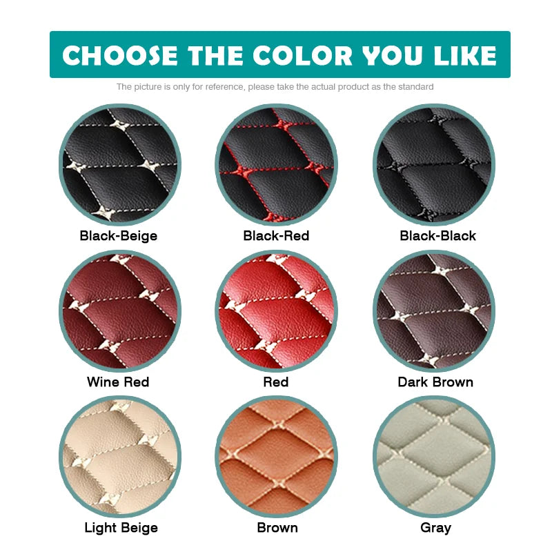 Custom Leather Car Floor Mats for Hyundai HB20 – Full Interior Protection