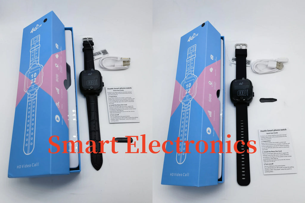 4G Smart Watch for Seniors – SIM Card, GPS Tracking, SOS Alert, Activity & Heart Rate Tracking