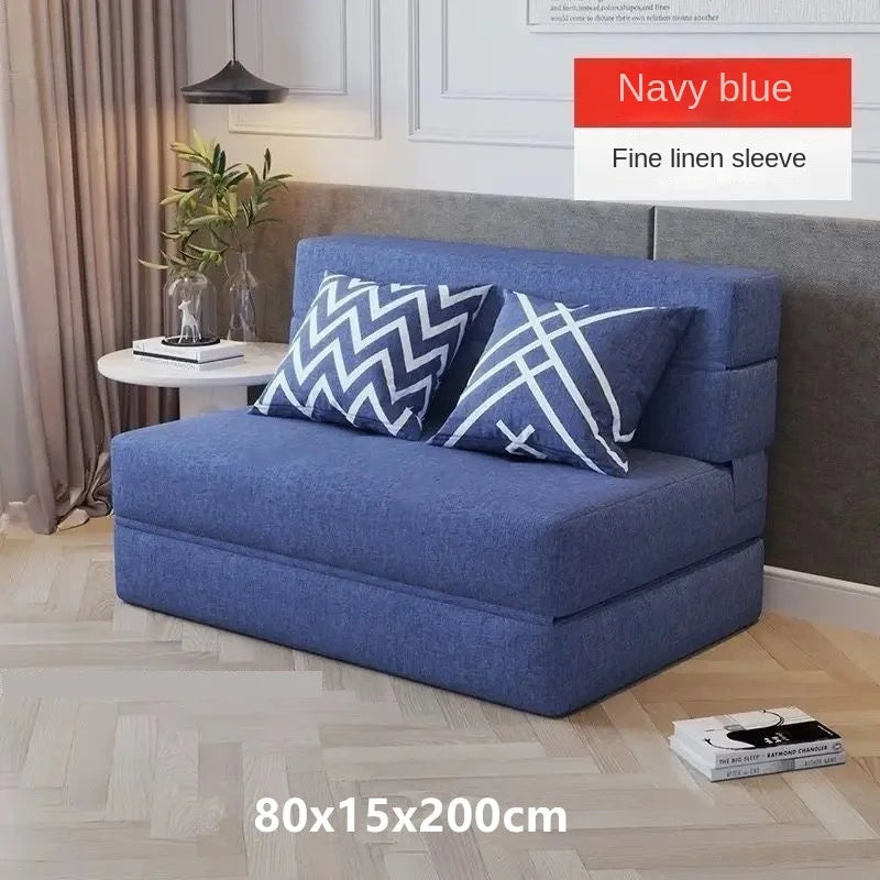 Folding Sofa Bed – Dual-Purpose Lazy Sofa with Anti-Fall Pad for Living Room & Bedroom
