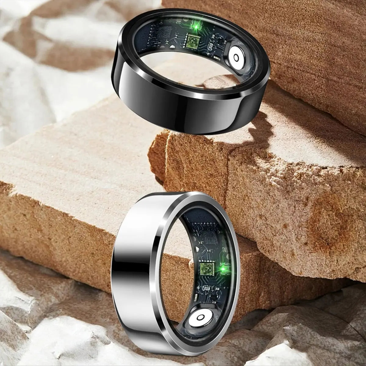 R6 Smart Ring – Health Monitoring, IP68 & 5ATM Waterproof | Multi-Sport | Couple Rings