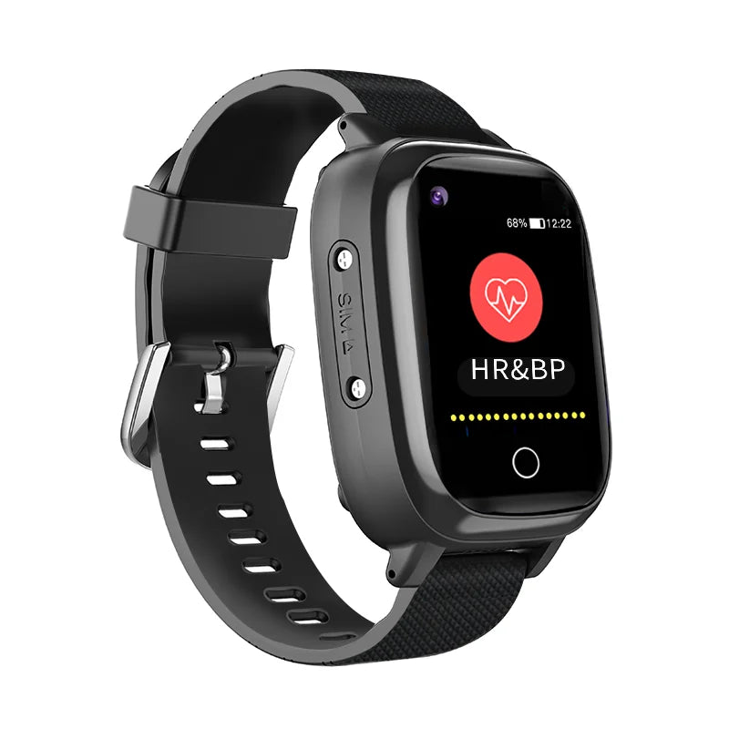 4G Smart Watch for Seniors – SIM Card, GPS Tracking, SOS Alert, Activity & Heart Rate Tracking