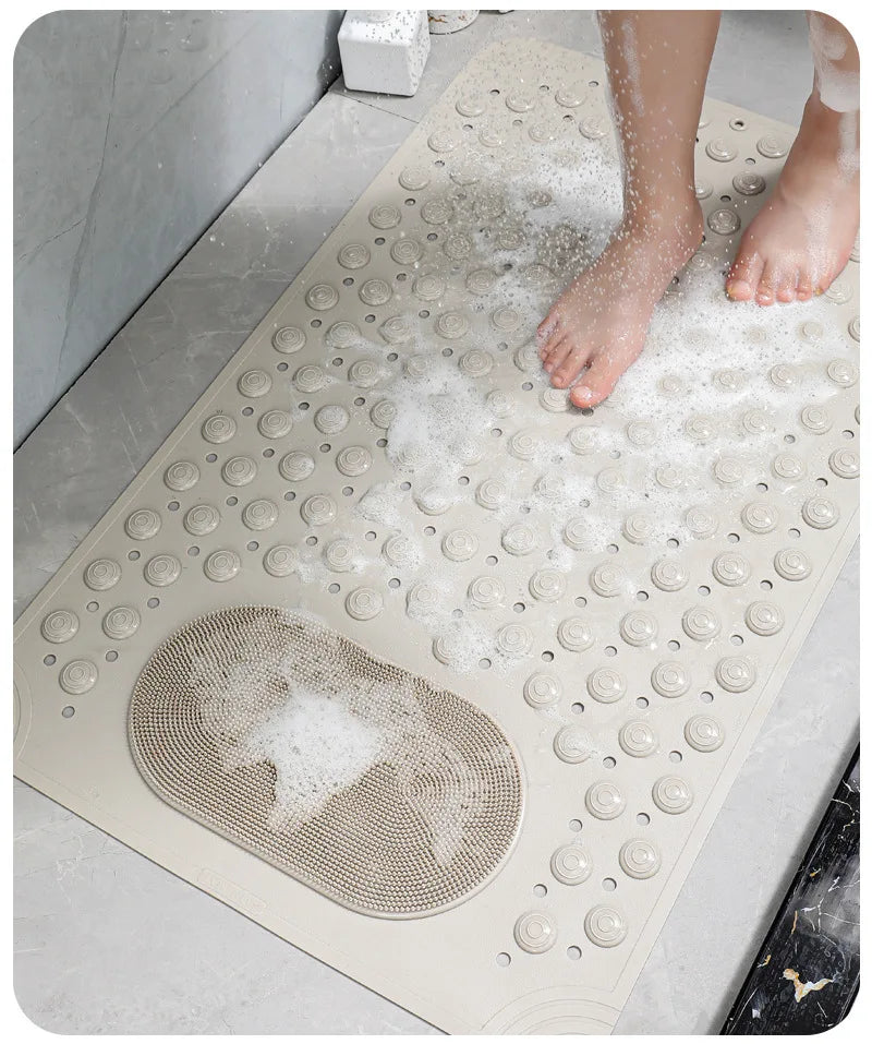 Household Bathroom Non-slip Toilet Floor Mat Toilet Anti-drop Mat Bathtub Massage Mat