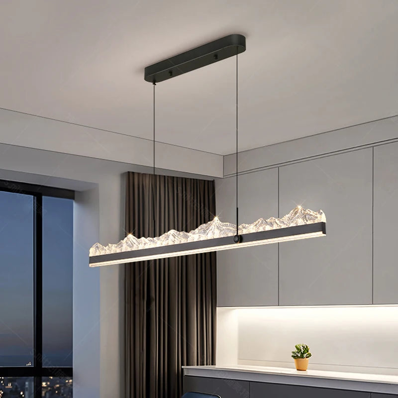 Modern LED Chandelier – Indoor Ceiling Hanging Light for Living Room & Dining Room