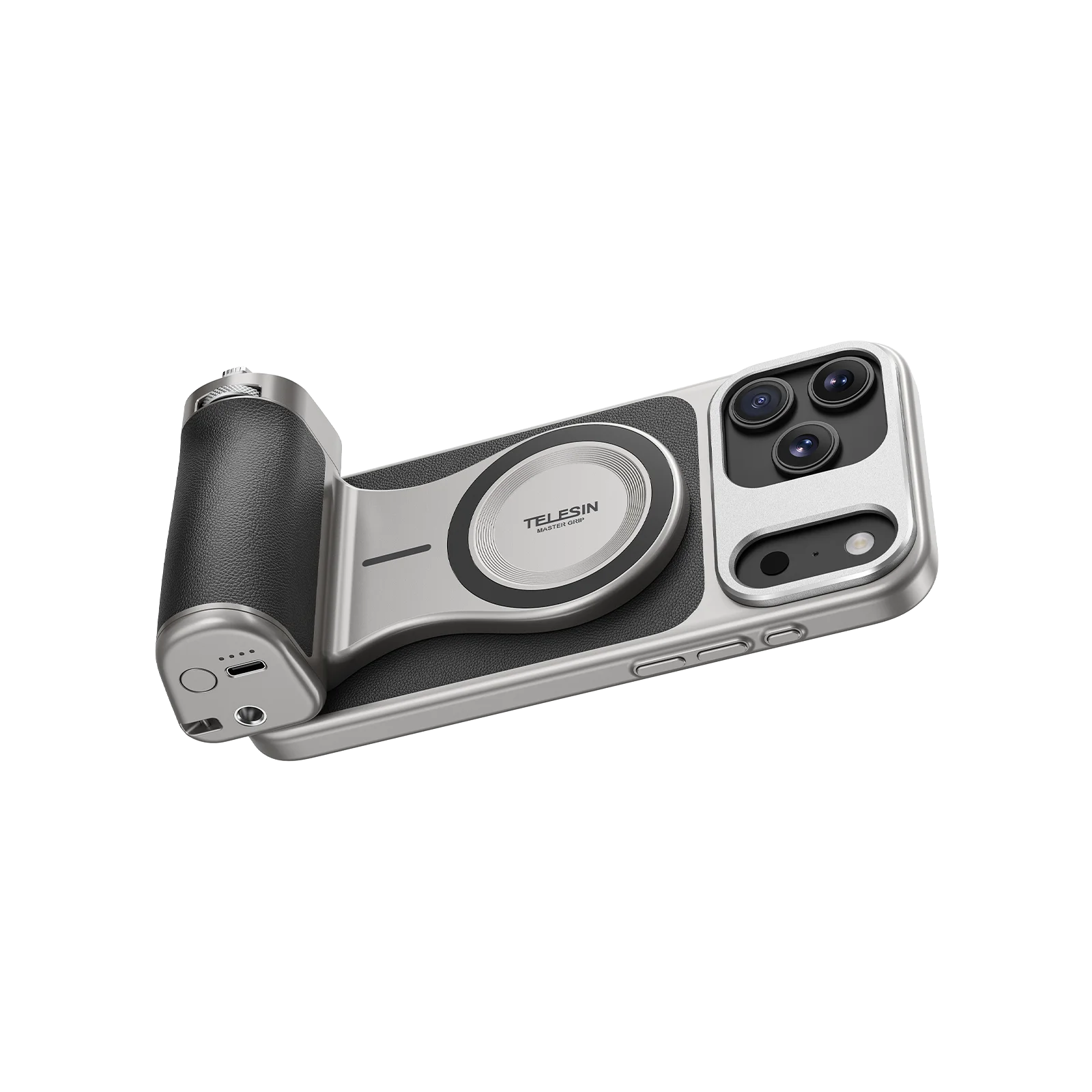 TELESIN Phone Camera Grip for IPhone17 Pro / Pro Max  with Phone Case Remote Shutter Handheld Handheld Photography Accessories