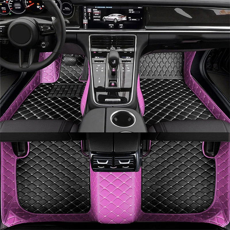 Custom Car Floor Mats for Hyundai Tucson 2015 2016 2017 2018 – Luxury Surround Leather Carpet