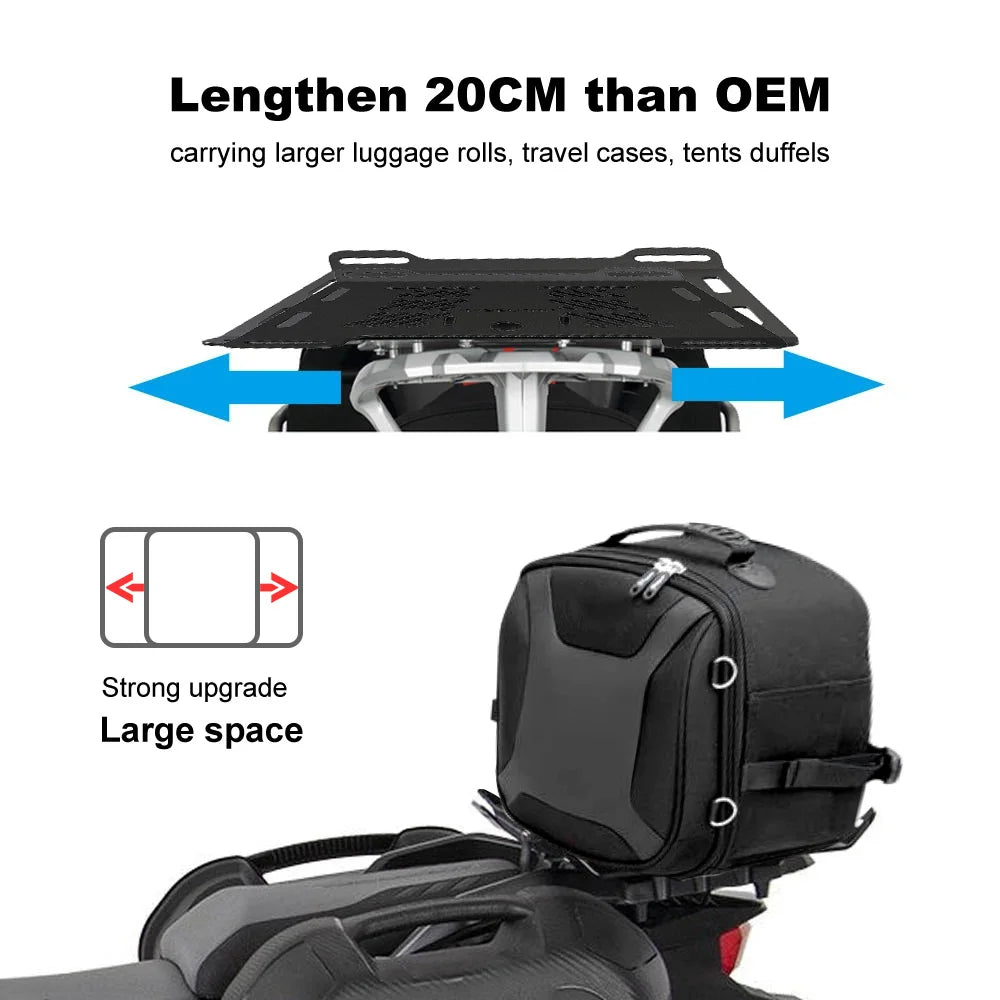 Motorcycle Accessories For LONCIN VOGE 200AC 200 AC 500DS 500R 500 DS 500 R 525DSX 650DSX Rear Enlargement Rack Luggage Rails