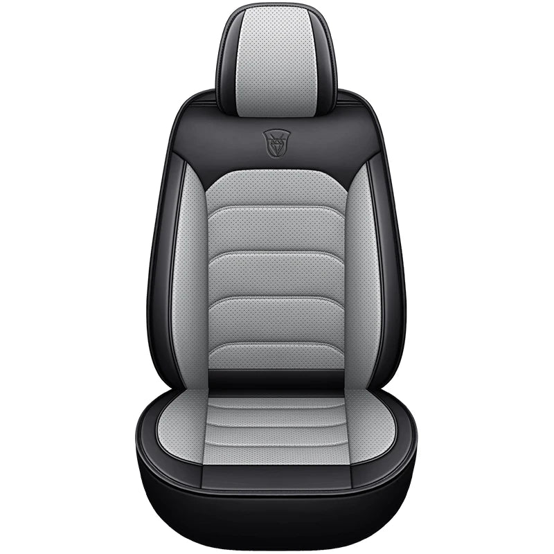 Car Seat Cover Premium Waterproof Faux Leather Cushion Universal Accessories Fit SUV Truck Sedan Automotive Vehicle