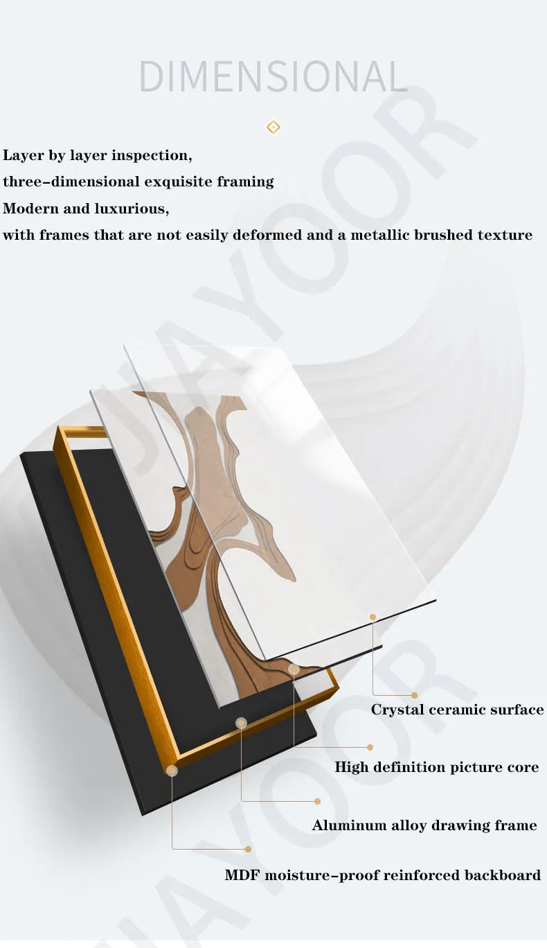 Luxury LED Wall Lamp with Mural – Modern Corridor, Foyer & Living Room Hanging Light