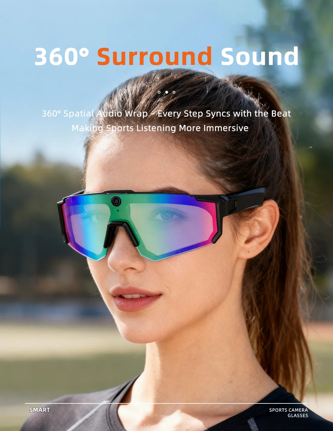 2026 Smart Glasses Men – 800W HD Photo & Video, Bluetooth Call, AI Translation, Anti-Glare