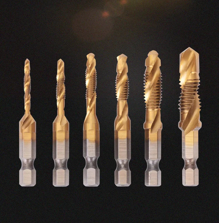 Drill & Tap Set – M3–M10 Hex Shank, HSS Thread Bits