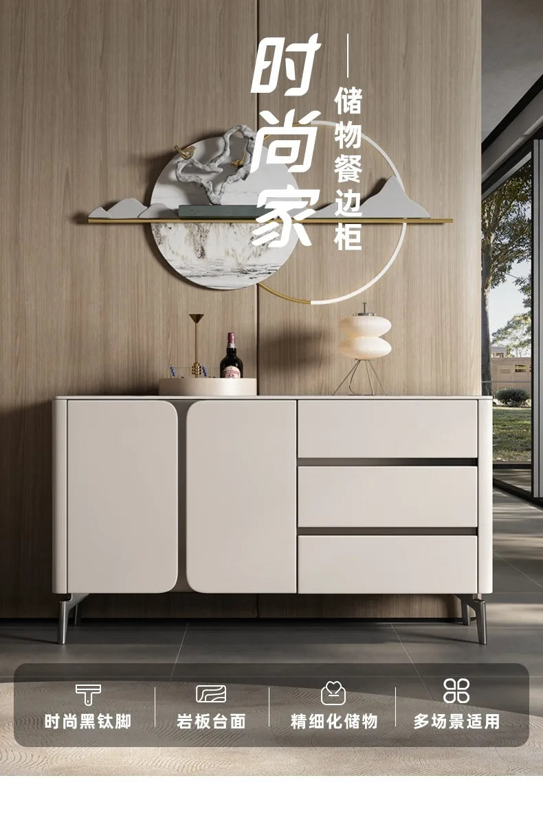 Premium Minimalist Display Cabinet – Light Luxury Living Room Storage