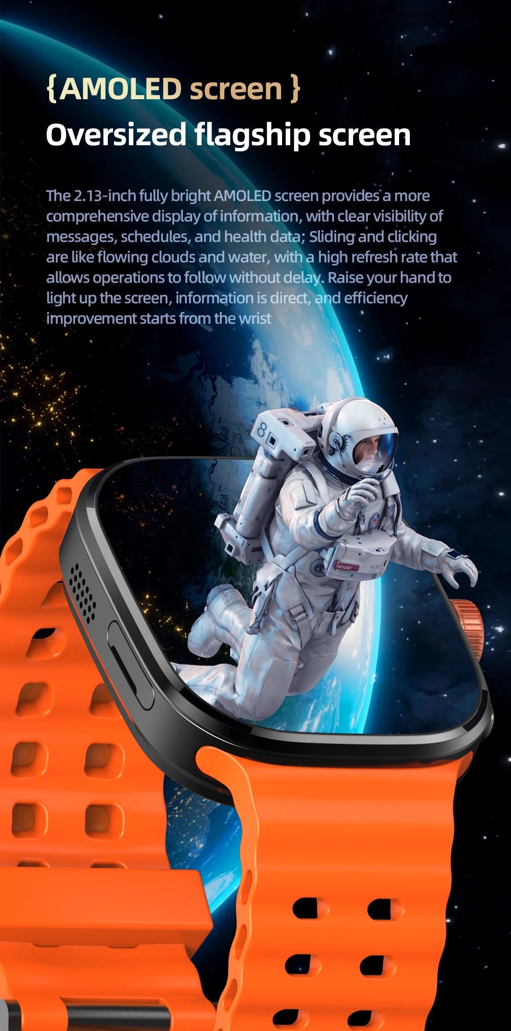 New Smartwatch 5G LTE  Android 13.0 2.29'' AMOLED Display Smart Watch With 800W Pull-out Camera Face/Fingerprint Unlock Sim Card