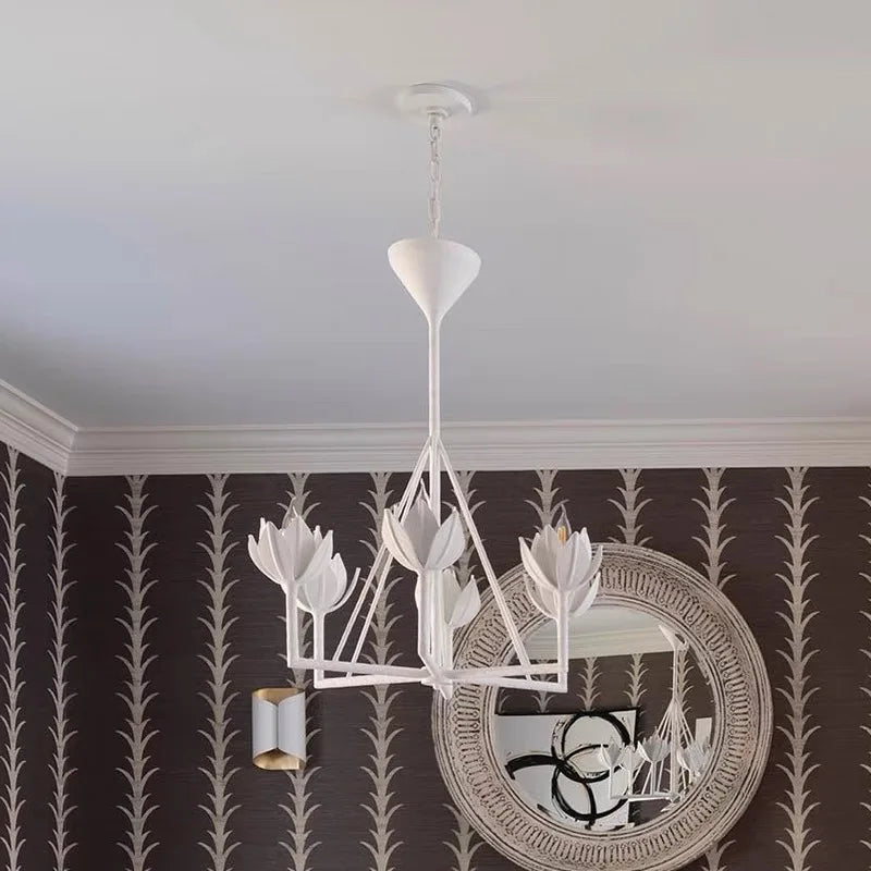French & American Style Chandelier – Luxury Ceiling Light for Living Room & Staircase