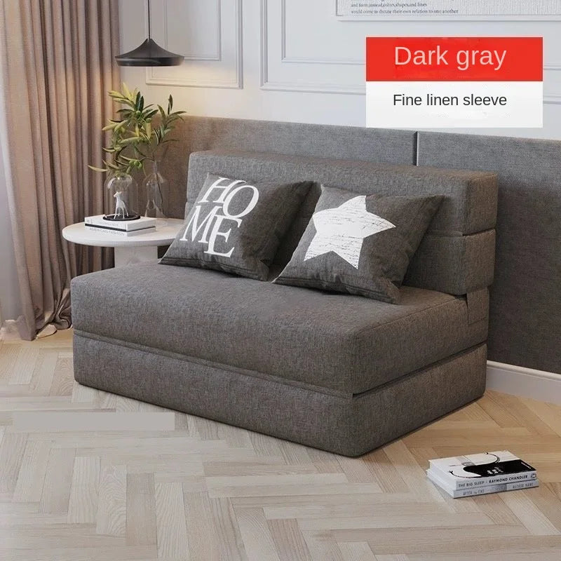 Folding Sofa Bed – Dual-Purpose Lazy Sofa with Anti-Fall Pad for Living Room & Bedroom