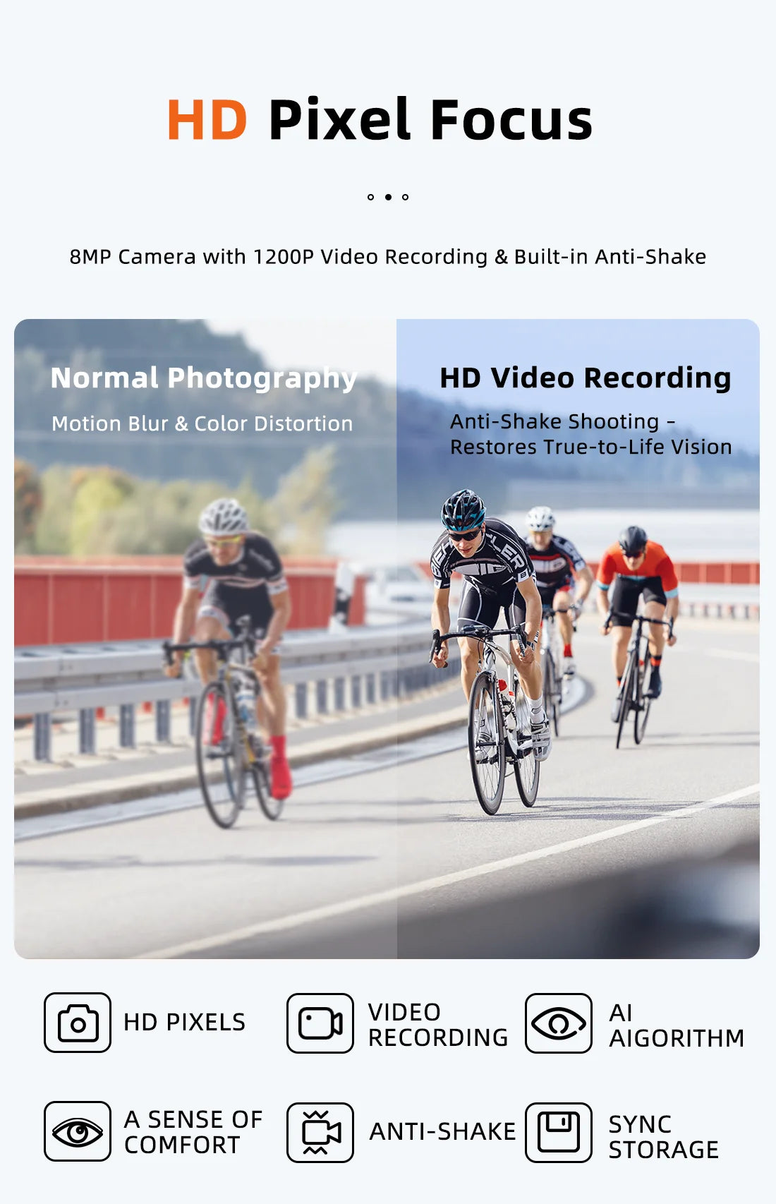 2026 Smart Glasses Men – 800W HD Photo & Video, Bluetooth Call, AI Translation, Anti-Glare