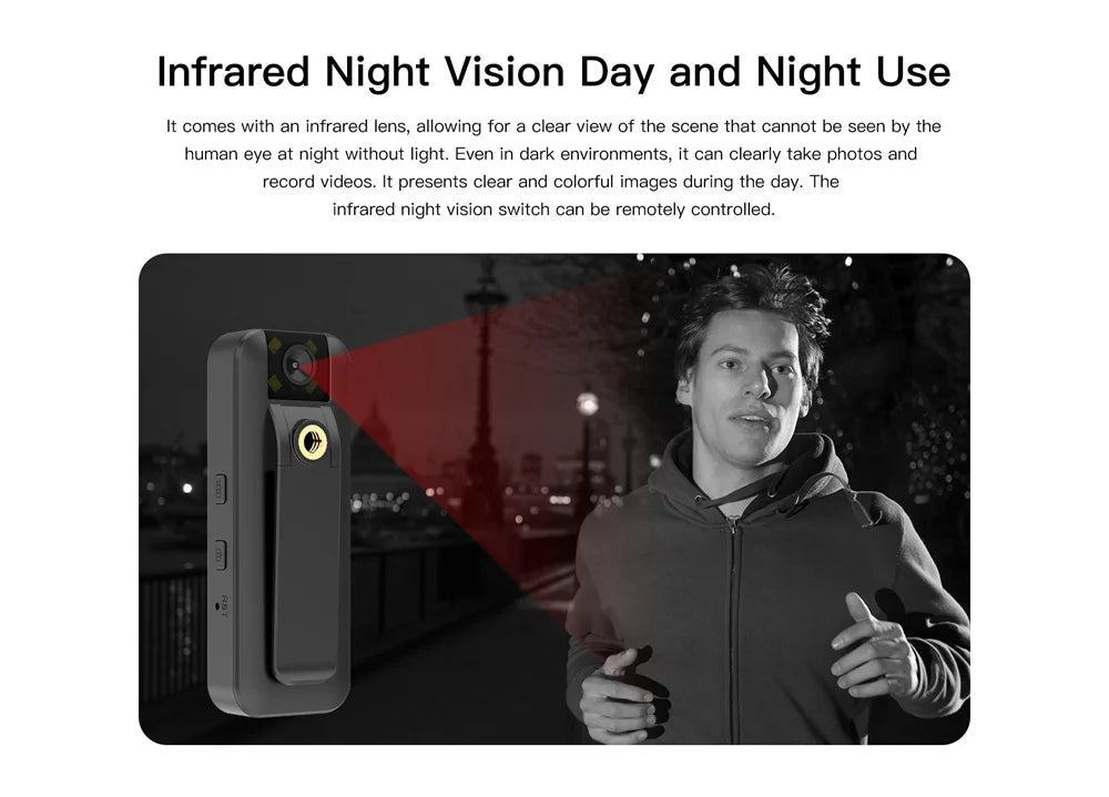 2025 4G Wireless Mini Camera 4K High Definition Phone Remote Video Recorder Worn Police Small Body Cam Night Vision DV Camcorder