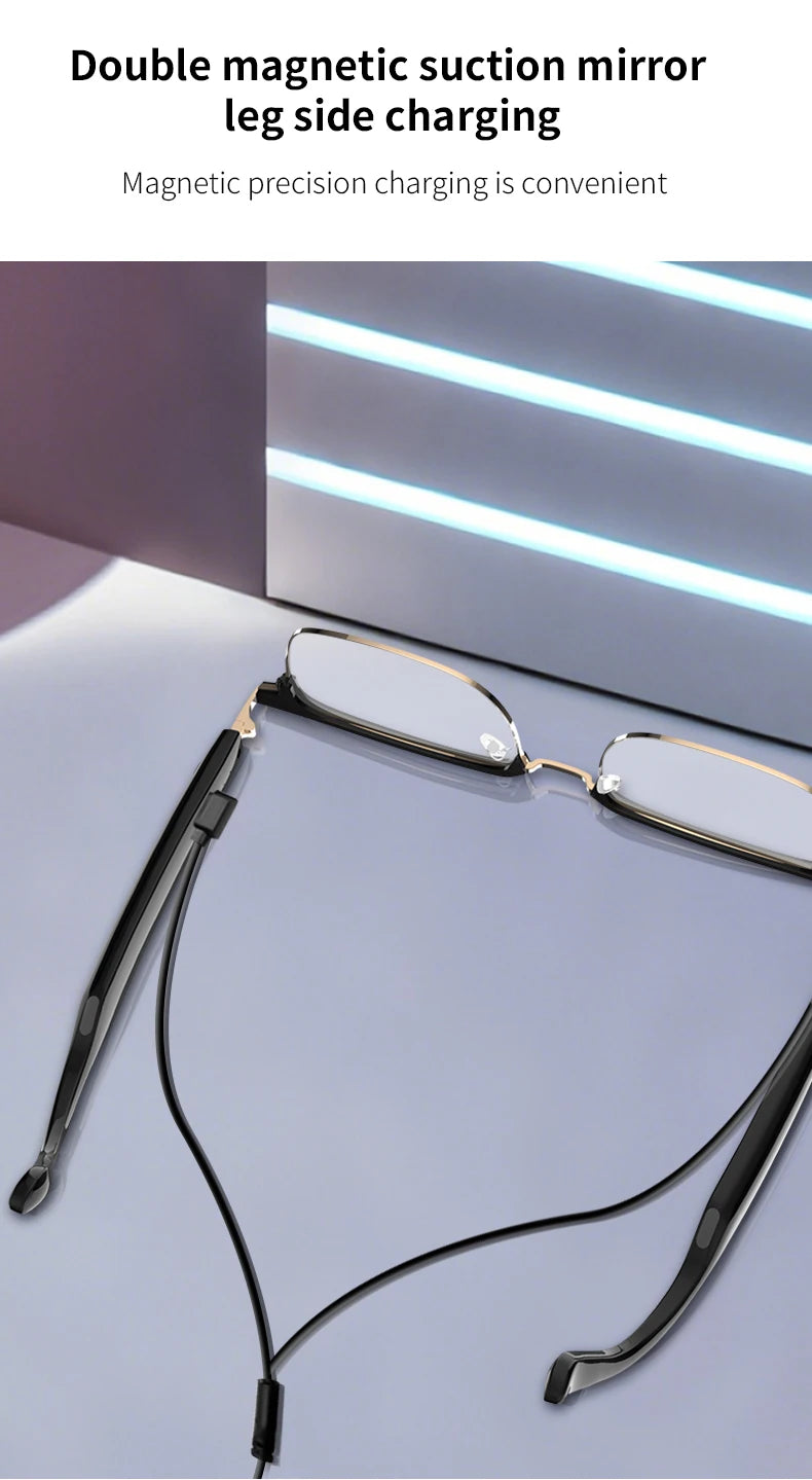 GS13 AI Smart Glasses Color-Changing Lenses Bluetooth Calling Outdoor Sports Photography Music Blue-Light Smart Sunglasses