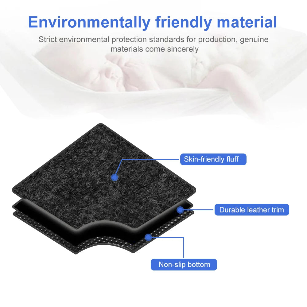 4pcs Universal Car Floor Mats  Auto Foot Pad Protector Waterproof  Rugs Carpet For Car Automotive Interior ccessories