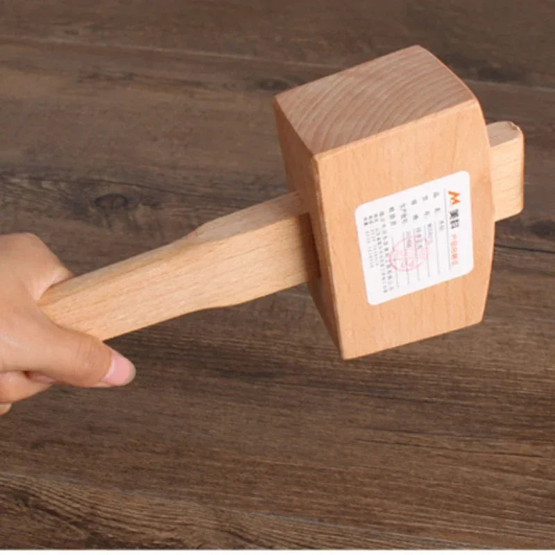 Solid Wood Hammer Professional Carpenter Hammers Multifunction Camping Manual Tool Multi-purpose Woodwork Gavel Hand Tools