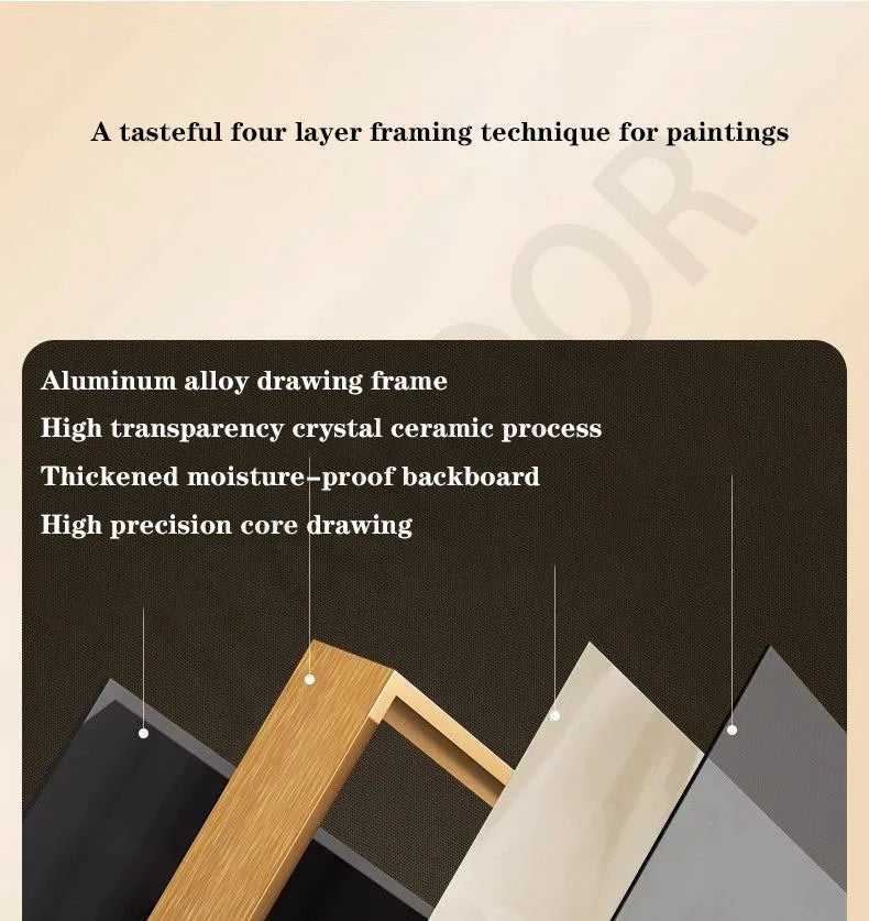 Luxury LED Wall Lamp with Mural – Modern Corridor, Foyer & Living Room Hanging Light