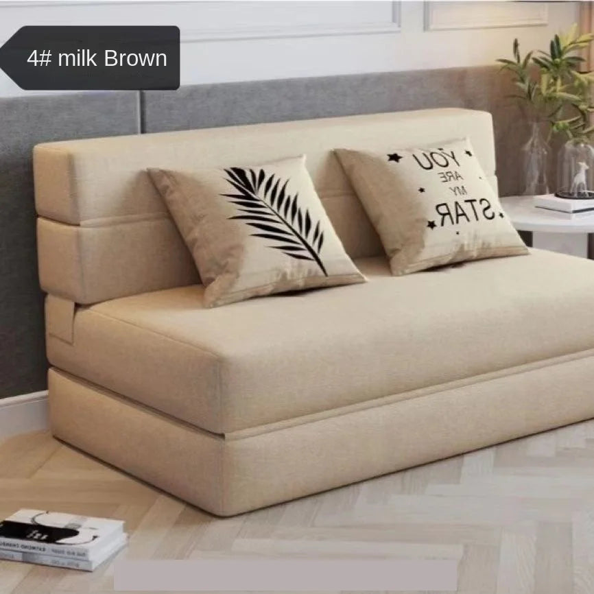 Folding Sofa Bed – Dual-Purpose Lazy Sofa with Anti-Fall Pad for Living Room & Bedroom