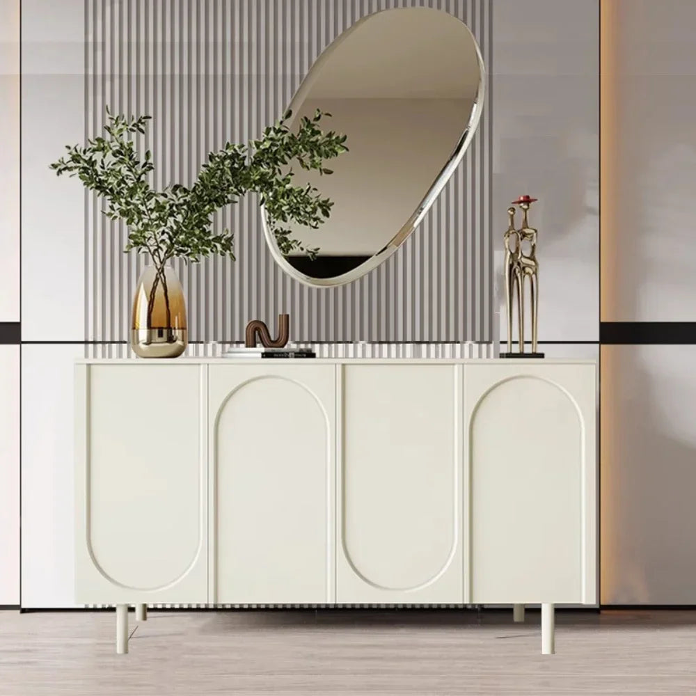 Standing Display Cabinet – Modern Glass Vitrine Shelf