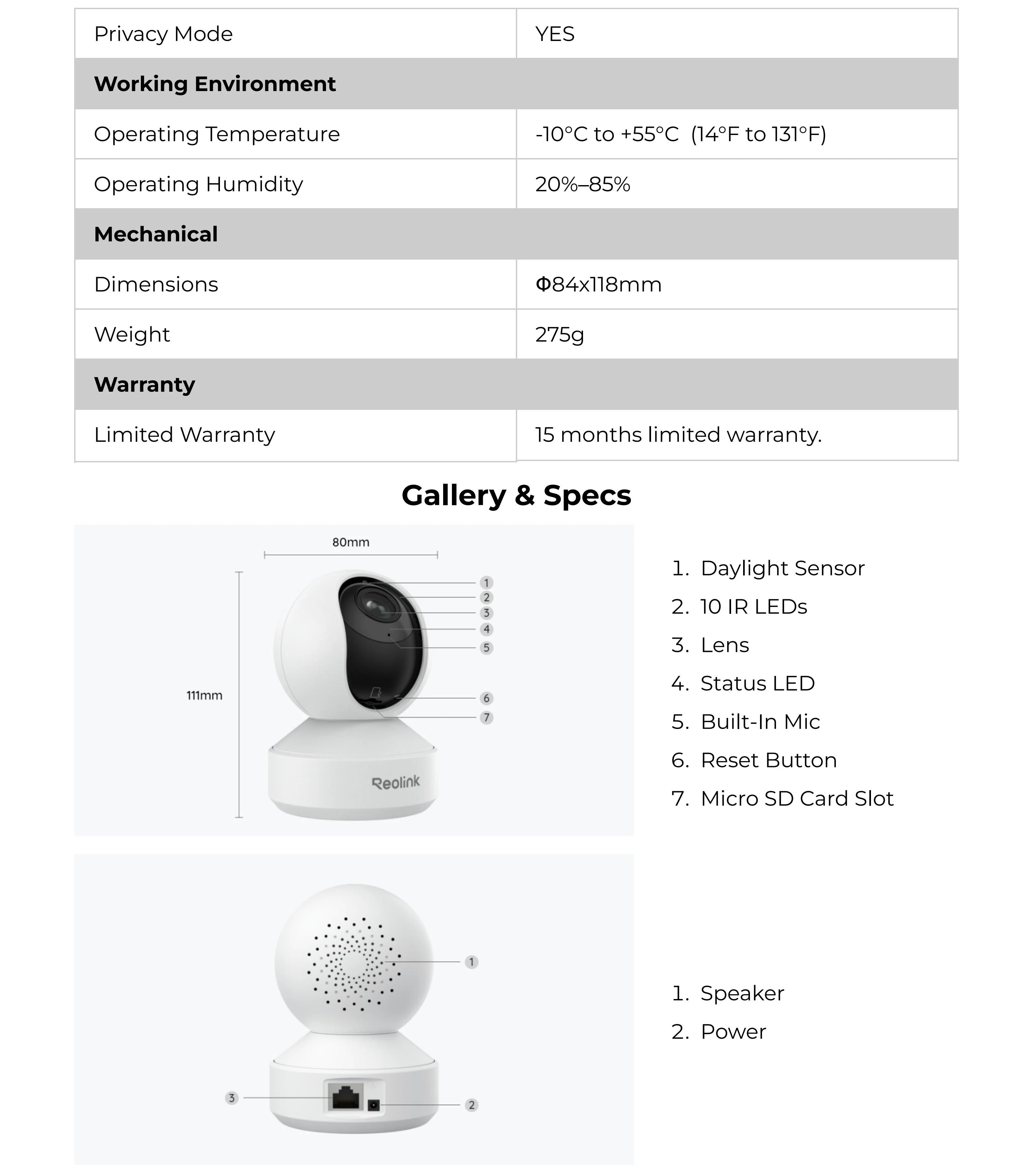 REOLINK 4K PTZ Indoor WiFi 6 Security Camera, 8MP, Person and Pet Detection