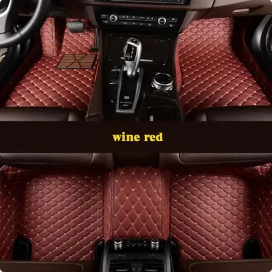 Luxury Leather Car Floor Mats for Hyundai Sonata DN8 MK8 2020-2022 – Full Set