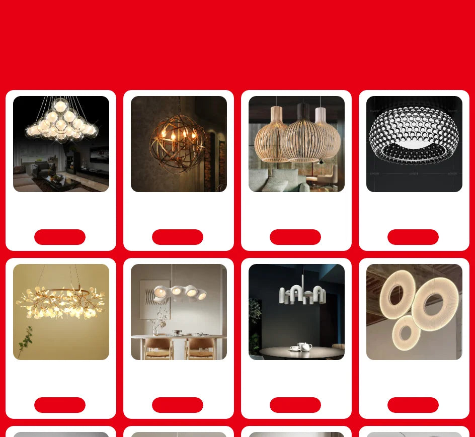 Creative Design Fixture Dining Room Bedroom Living Room Chandelier Scandinavian Denmark Interior Decor LED Lighting Pendant Lamp