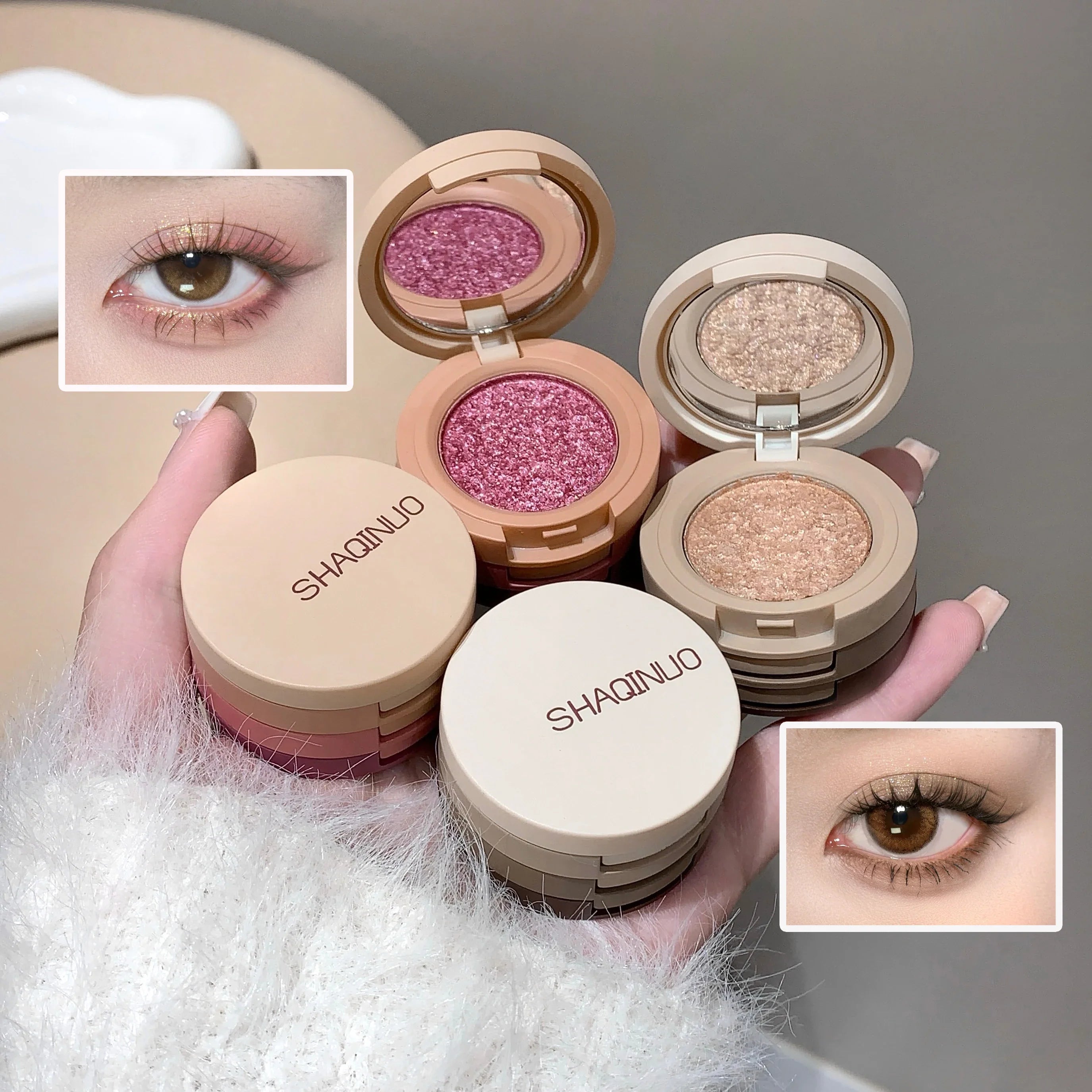 Shaqinuo Earth-tone Eyeshadow Palette