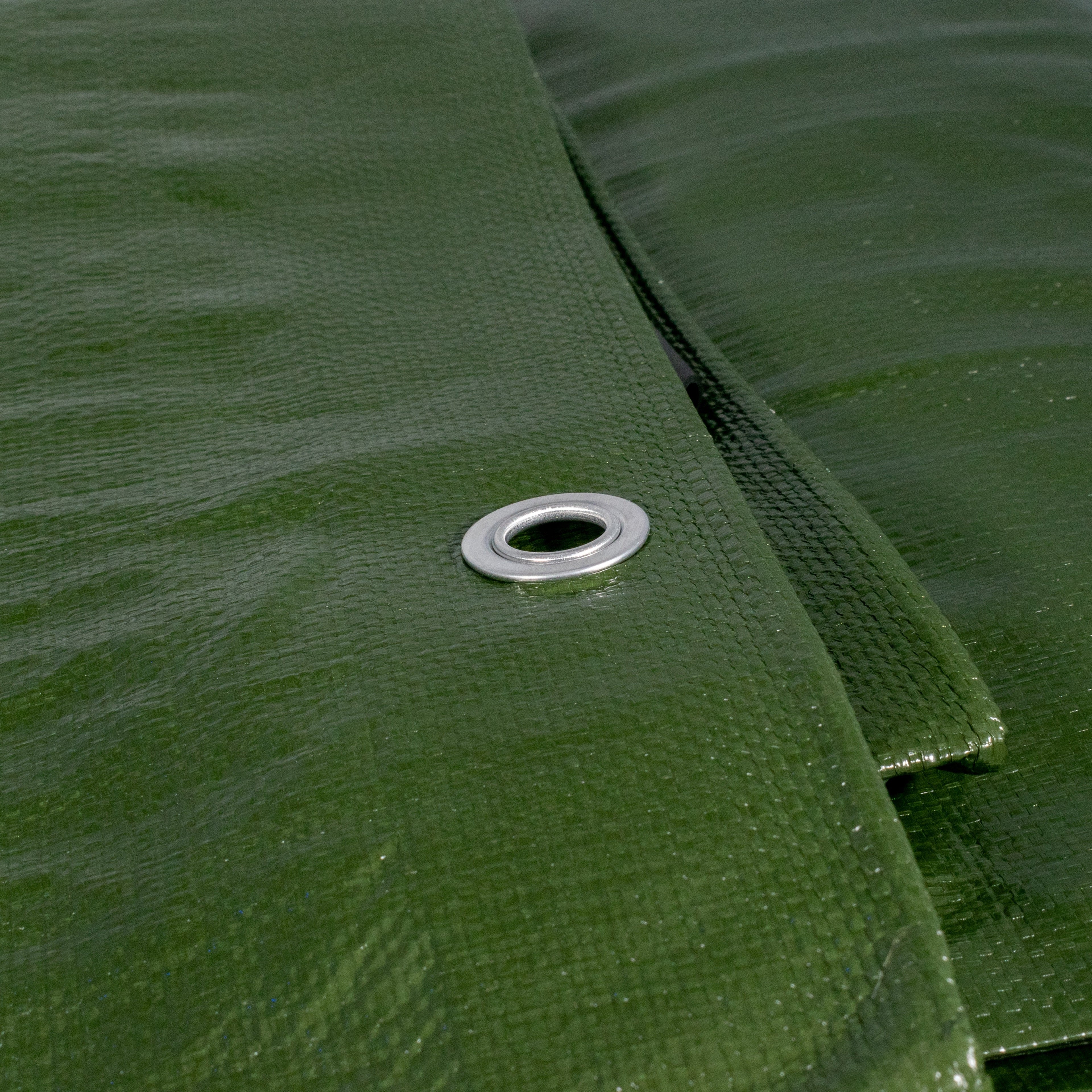 Green/Brown L-Grade Tarpaulin 5m x 8m