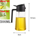 Pour and Spray Oil Dispenser Bottle – High Capacity Kitchen Fryer for Olive Oil