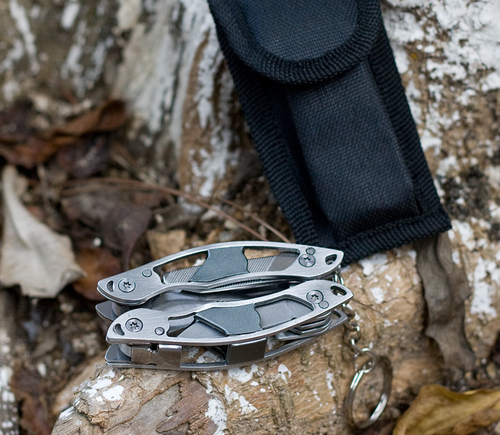 9-in-1 Outdoor Stainless Steel Multitool Pliers – Compact Camping & Survival Tool