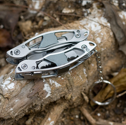 9-in-1 Outdoor Stainless Steel Multitool Pliers – Compact Camping & Survival Tool