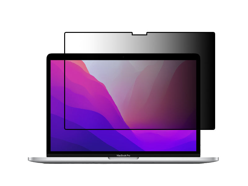 Film Privacy MacBook Pro 13" (M2 / M1) – Finition mate, pose magnétique, vision confidentielle